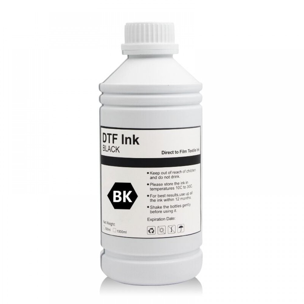 100 ml  SİYAH (BLACK) RENK DTF MÜREKKEP  