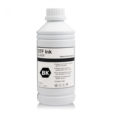 100 ml  SİYAH (BLACK) RENK DTF MÜREKKEP  