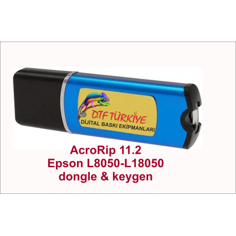 AcroRip 11.2 software (chrack key gen) Epson L18050 - L8050 